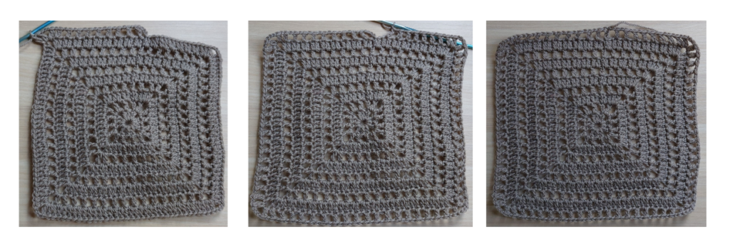 hande made Althea crochet sweater with unique artisanl design.