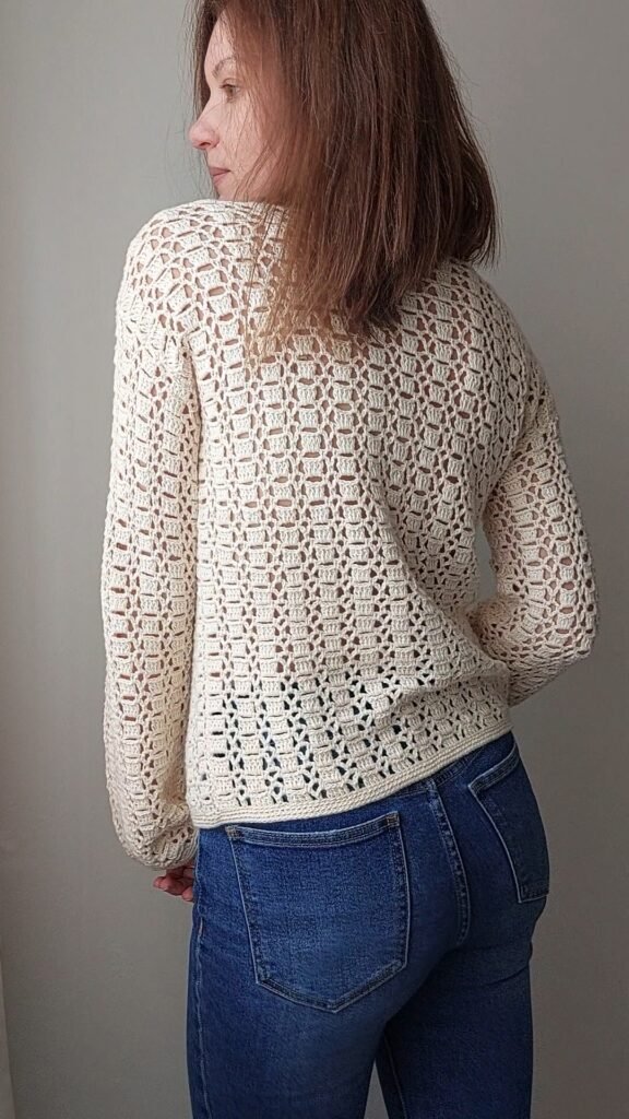 crochet sweater-boho chic