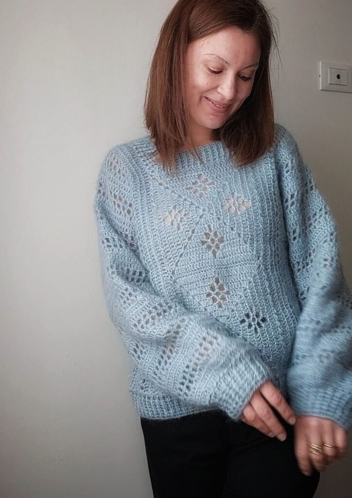 How to crochet/easy crochet sweater-How to crochet