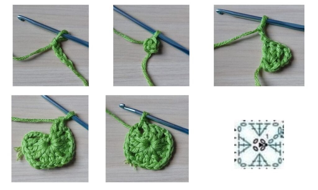 Granny square-how to crochet