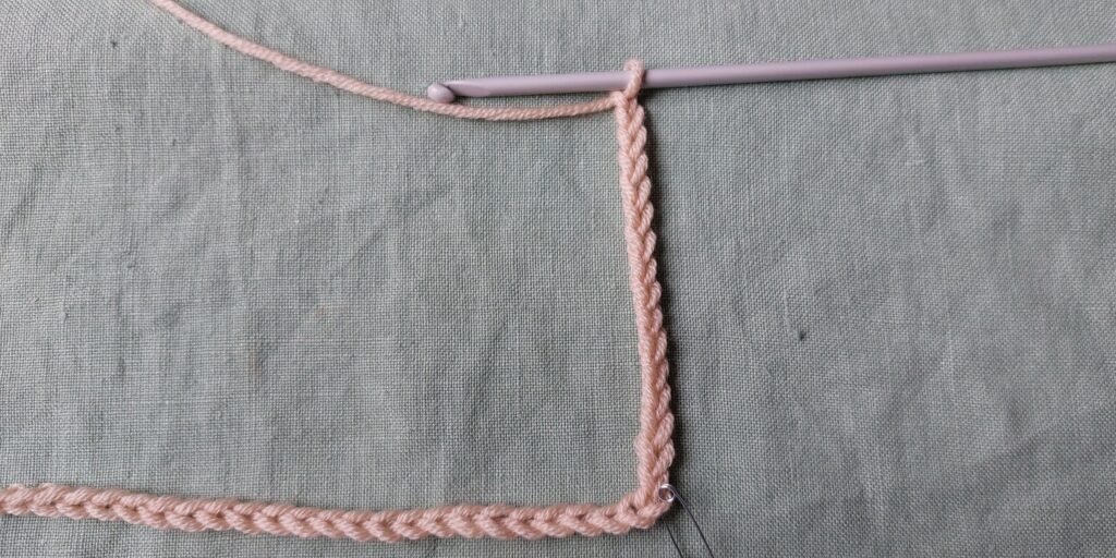 Start with the First Row Row 1: Chain 17