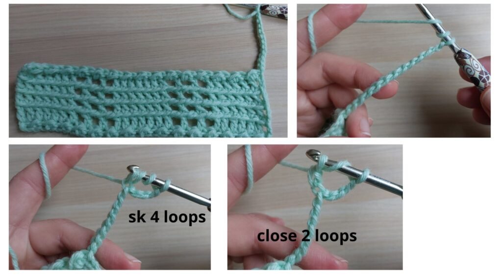 The guid for checkered crochet stitch