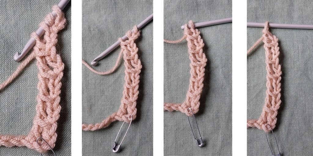 Closing the Loops:Close all the loops two at a time until only one loop is left on the hook.