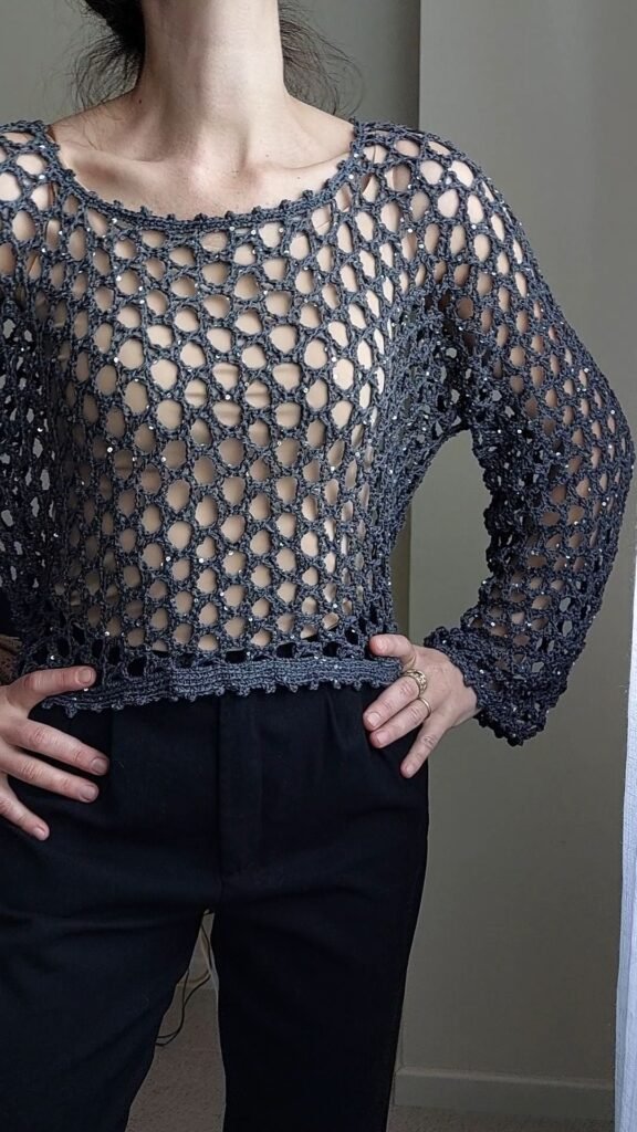 How to crochet the Stars Lace Top