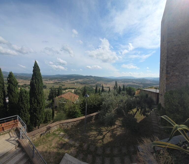 Rolling Tuscan hills under the summer light.