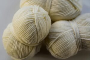 Yarn balls for crochet and knitting projects - perfect for handmade slow living creations.