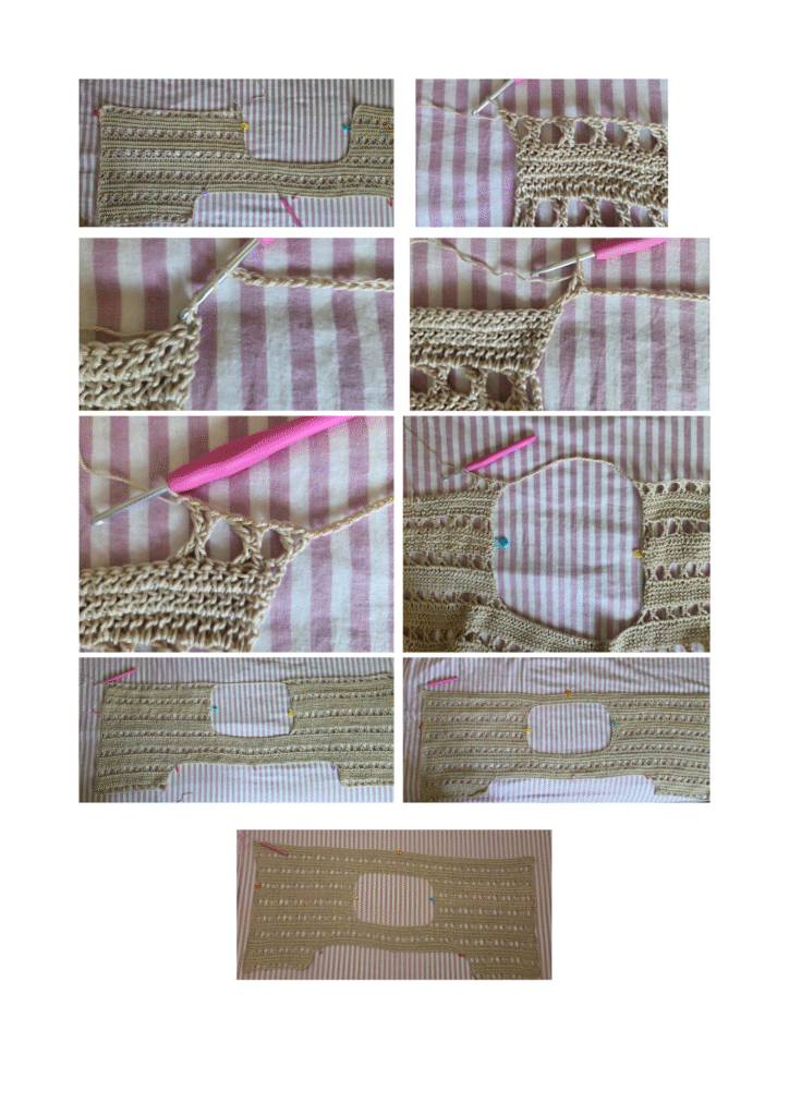 Step by step crochet top